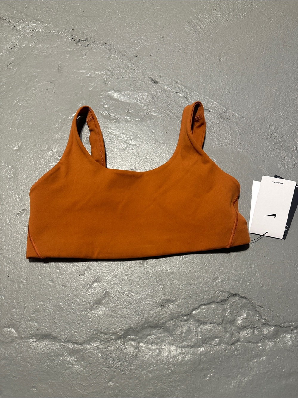 Nike Women's Rust Orange Sports Bra
